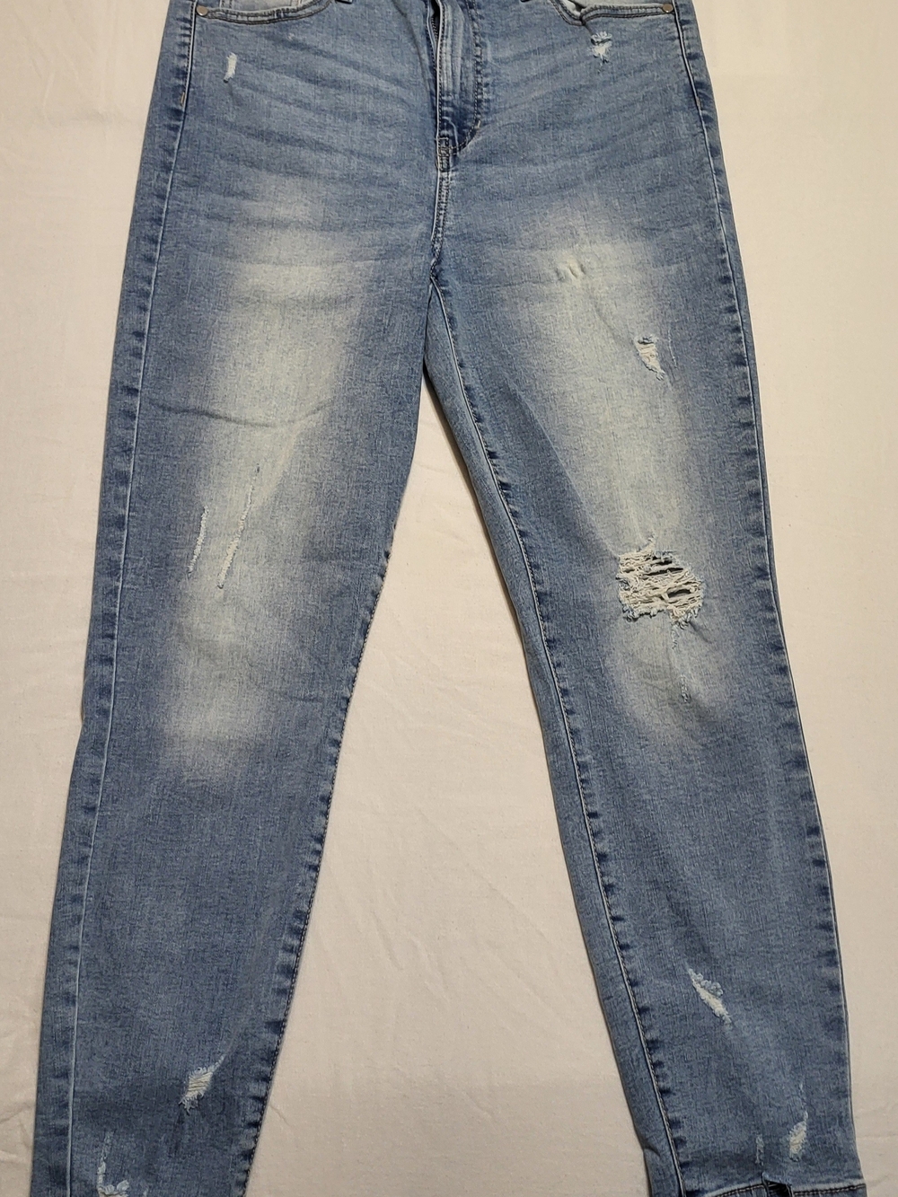Kendall+ Kylie The Contour High Rise Front Notched Split Ankle Jeans 28 29
